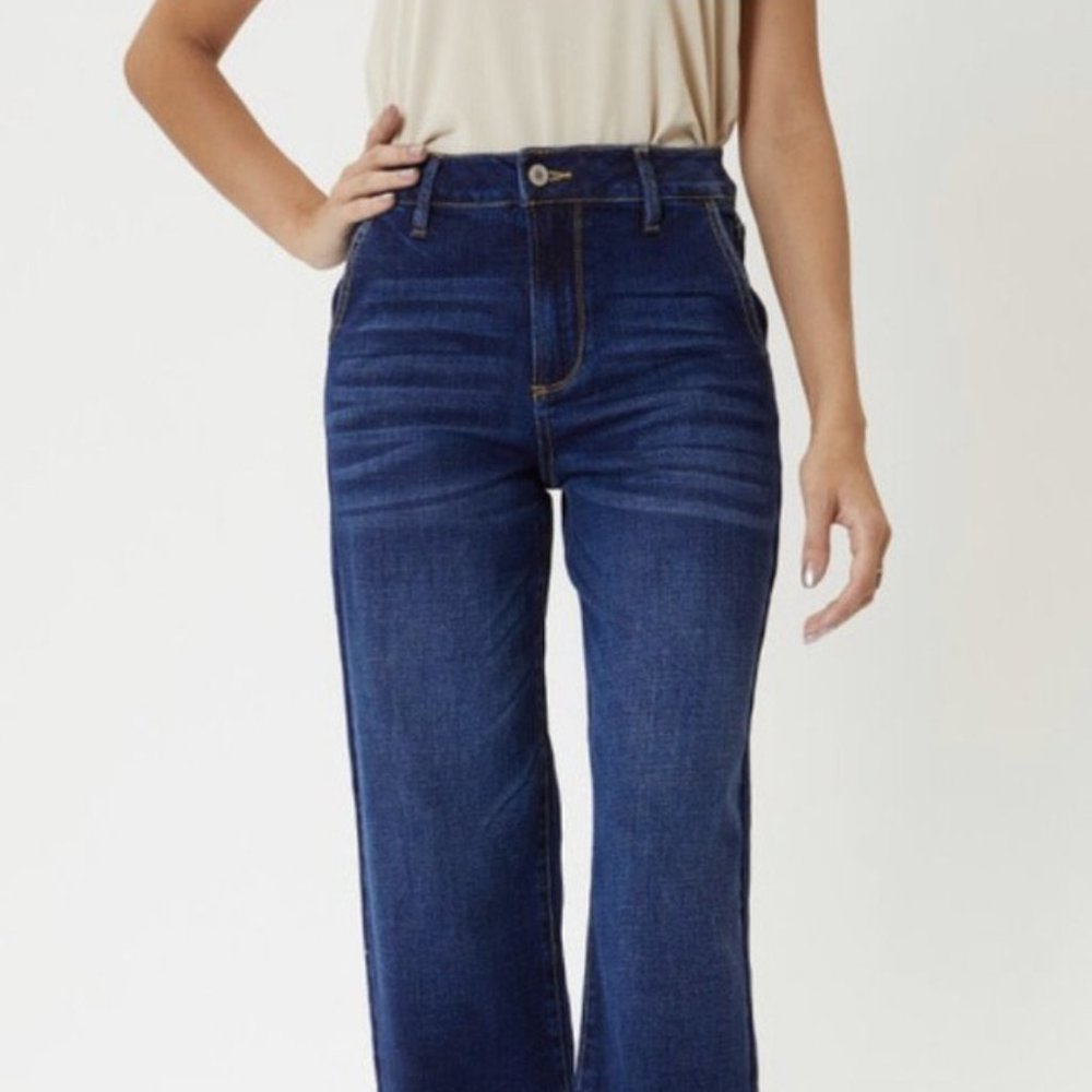 High Rise Wide Leg Jeans